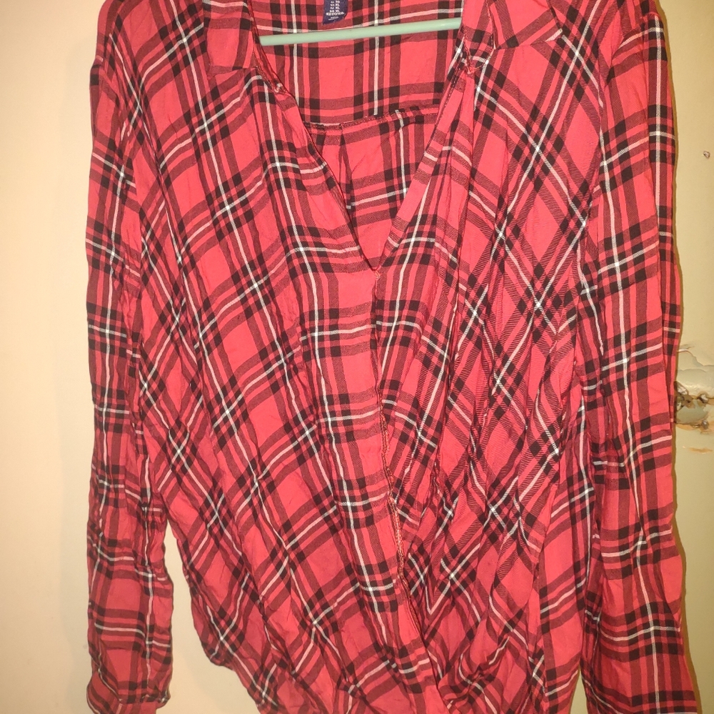 Woman's Gap‎ Cross Front Long Sleeve Blouse